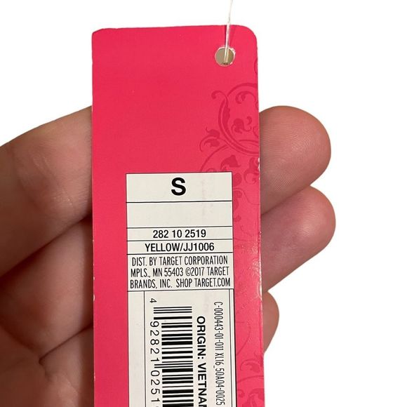 NEW Xhilaration Yellow Gray Romantic Floral Strappy Off the Shoulder Jumpsuit - Picture 8 of 8